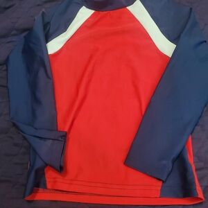 Circo Kids Swim Rashguard - Red and Blue